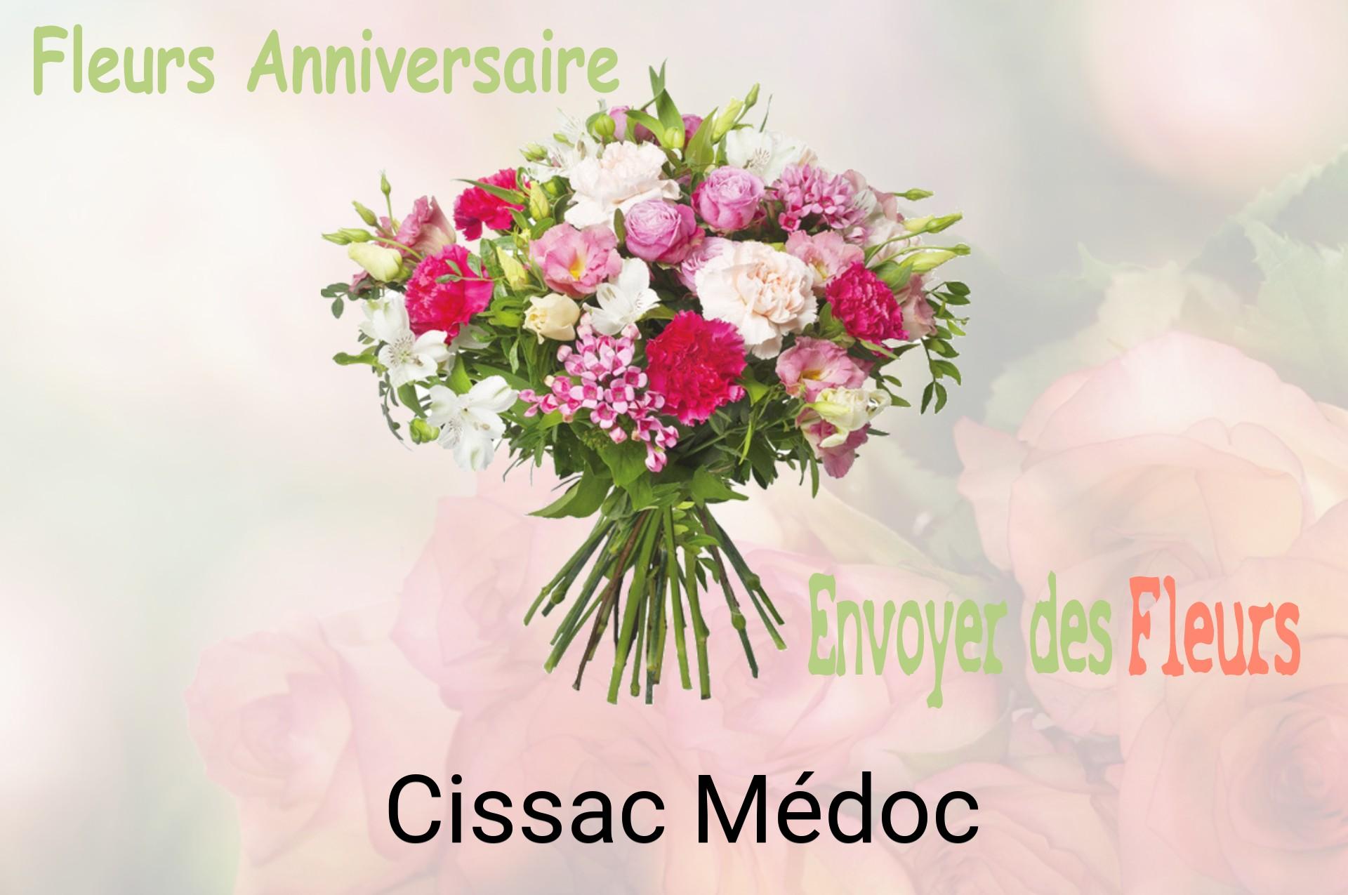 Bouquet de fleurs d’anniversaire livré à Cissac-Médoc